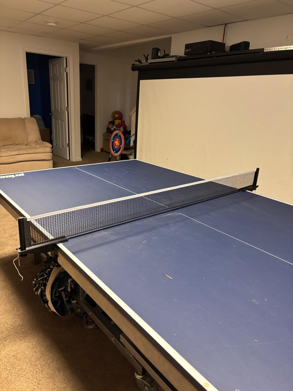 TINOS Premium Table Tennis Net & Post | Pro Screw Clamp Ping Pong Net customer photo 2
