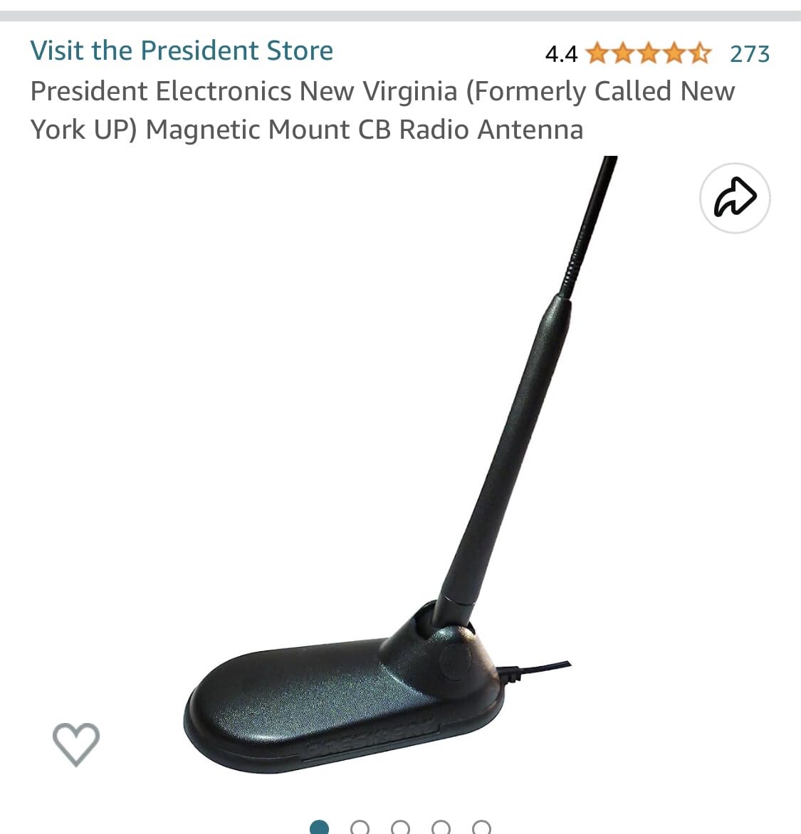 President Thomas FCC AM/FM CB Radio – 40 Channel, VOX Hands-Free, USB Port, ASC, Multi-Color LCD Display – 12/24V Compact Mobile Transceiver for Truckers & Off-Road Communication customer photo 2
