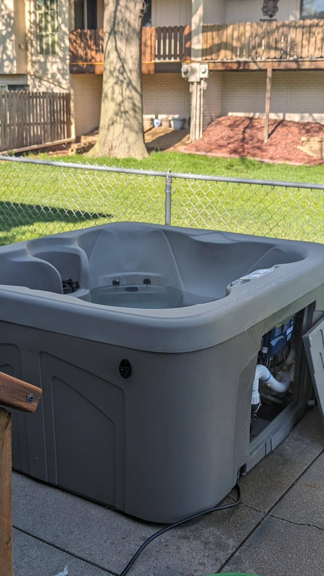 Lifesmart 4-Person Plug & Play 13-Jet Hot Tub Spa and Thermal Cover, Sand customer photo 2