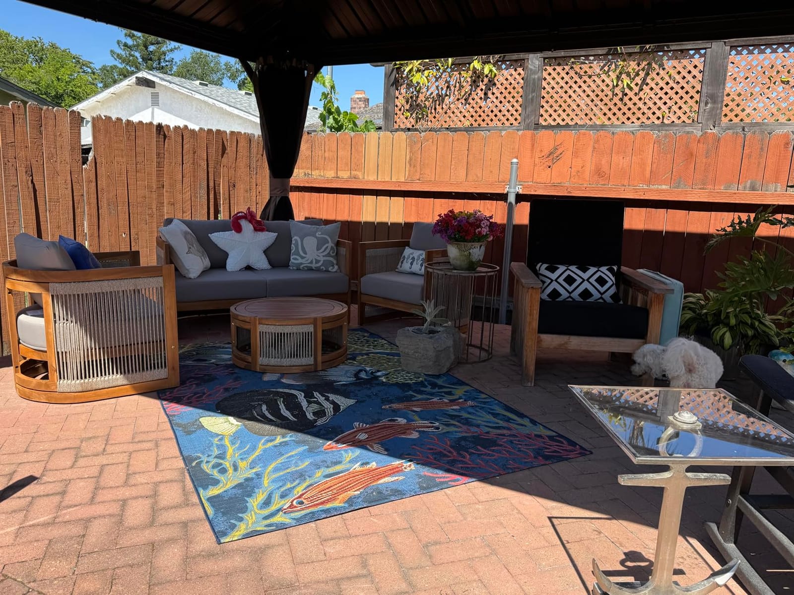 Kozyard Alexander 10' x 12' Hardtop Gazebo, Aluminum Frame customer photo 1