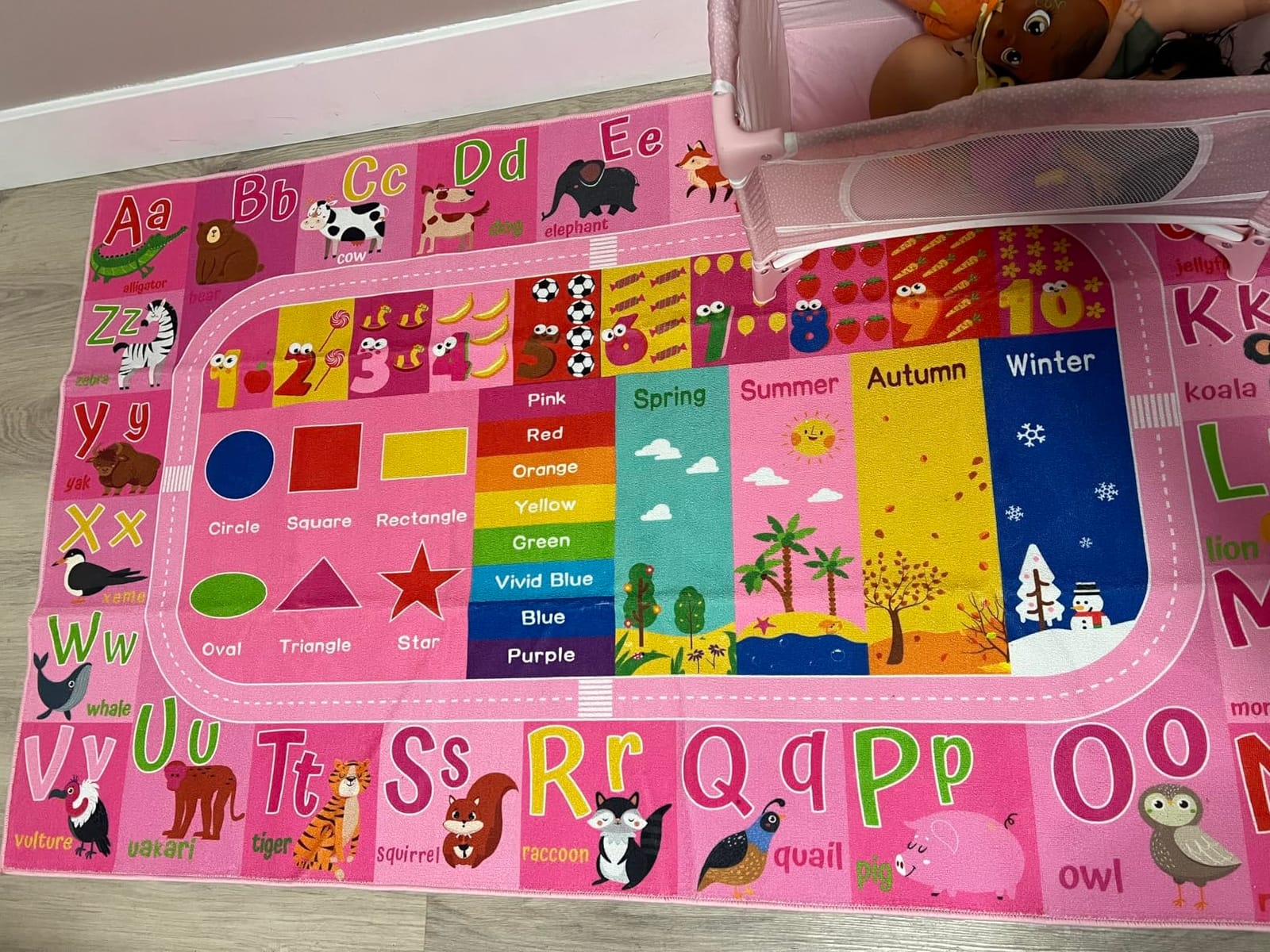 3x5 ABC Kids Rug for Playroom Classroom customer photo 2