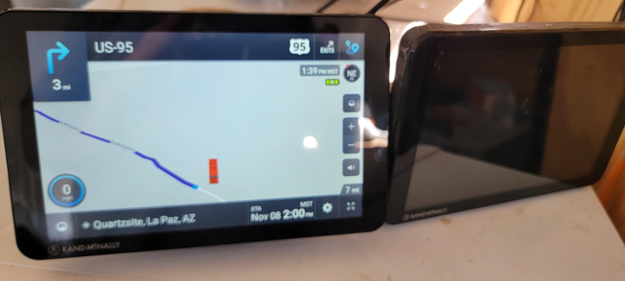 Rand McNally TND Tablet 85 8-inch GPS Truck Navigator with Built-in Dash Cam, Easy-to-Read Display and Custom Truck Routing (Renewed) customer photo 1