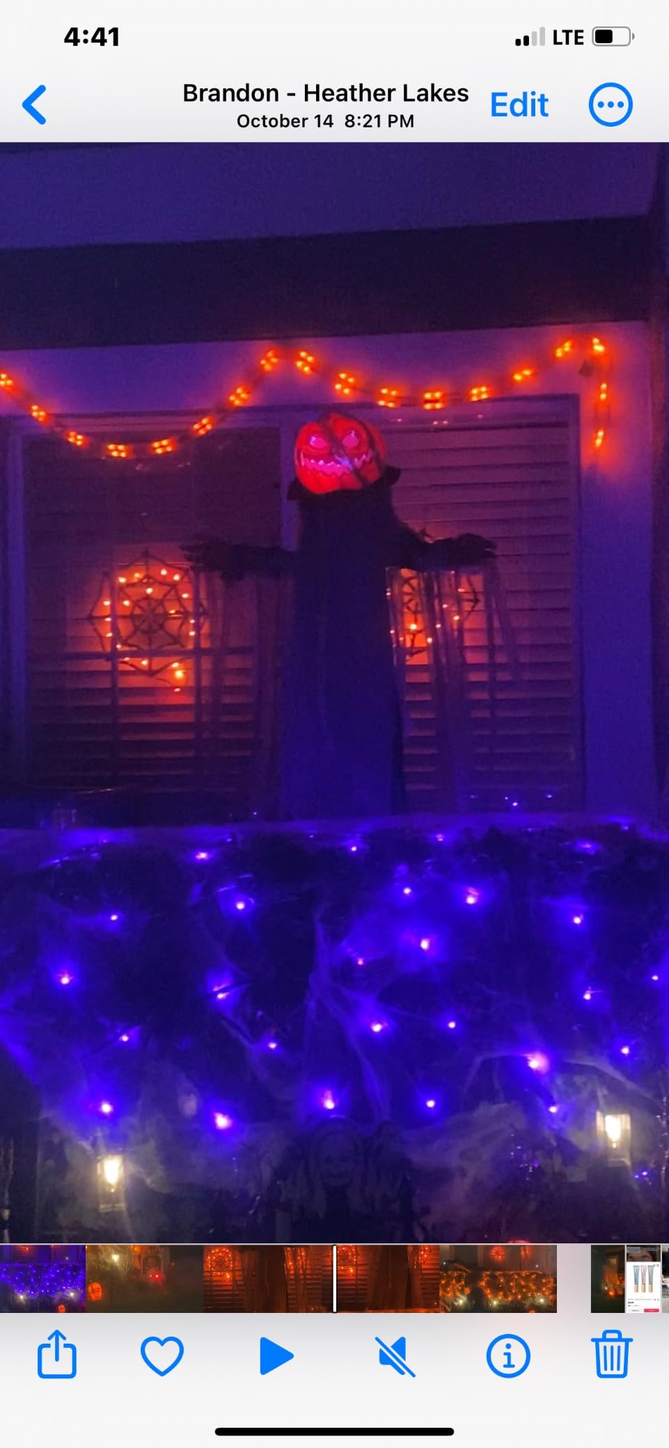 6 Ft Animated Halloween Root of Evil Prop, Halloween Decorations Outdoor customer photo 2