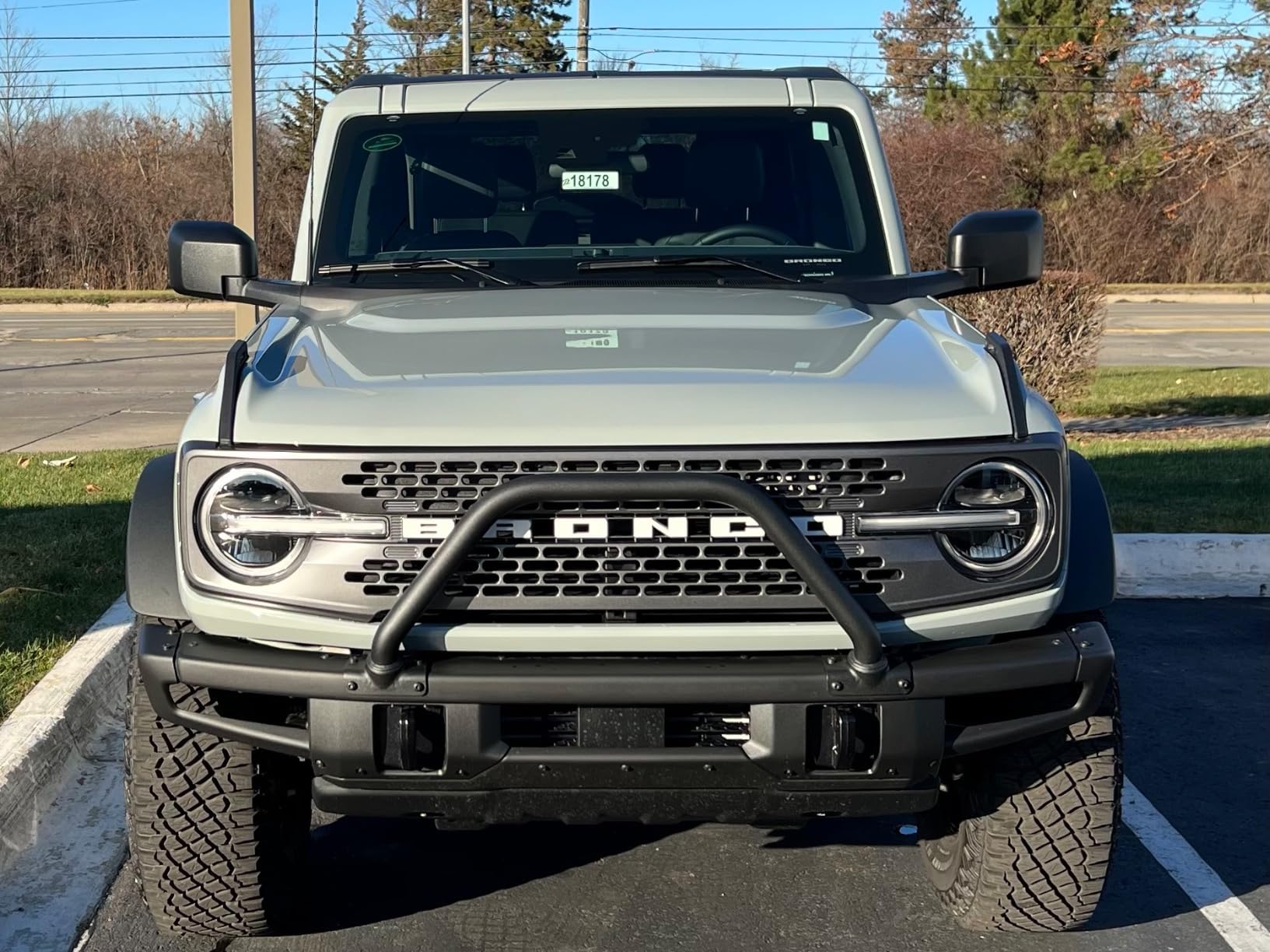 DV8 Bull Bar Push Guard for 2021-2026 Ford Bronco OEM Modular Steel customer photo 2