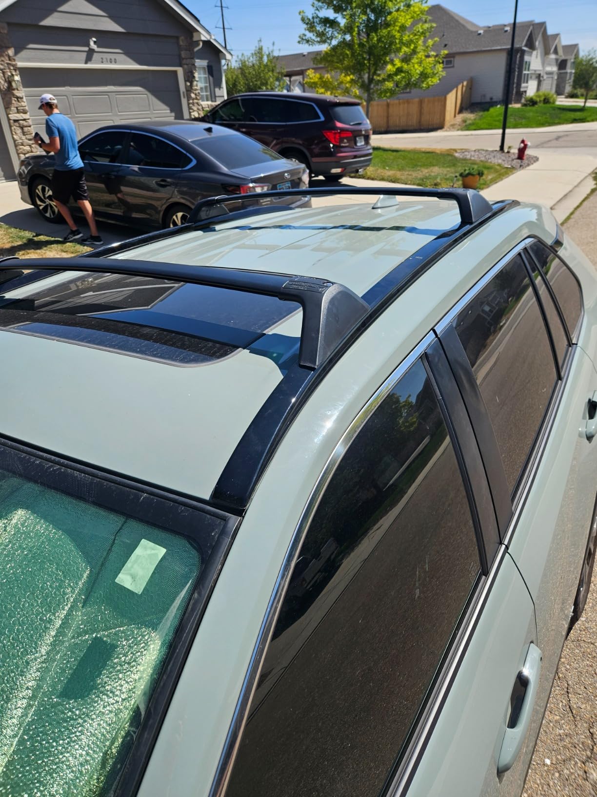 KINGGERI Lockable 260lbs Roof Rack Cross Bars Fit for Toyota RAV4 2019-2025 customer photo 1