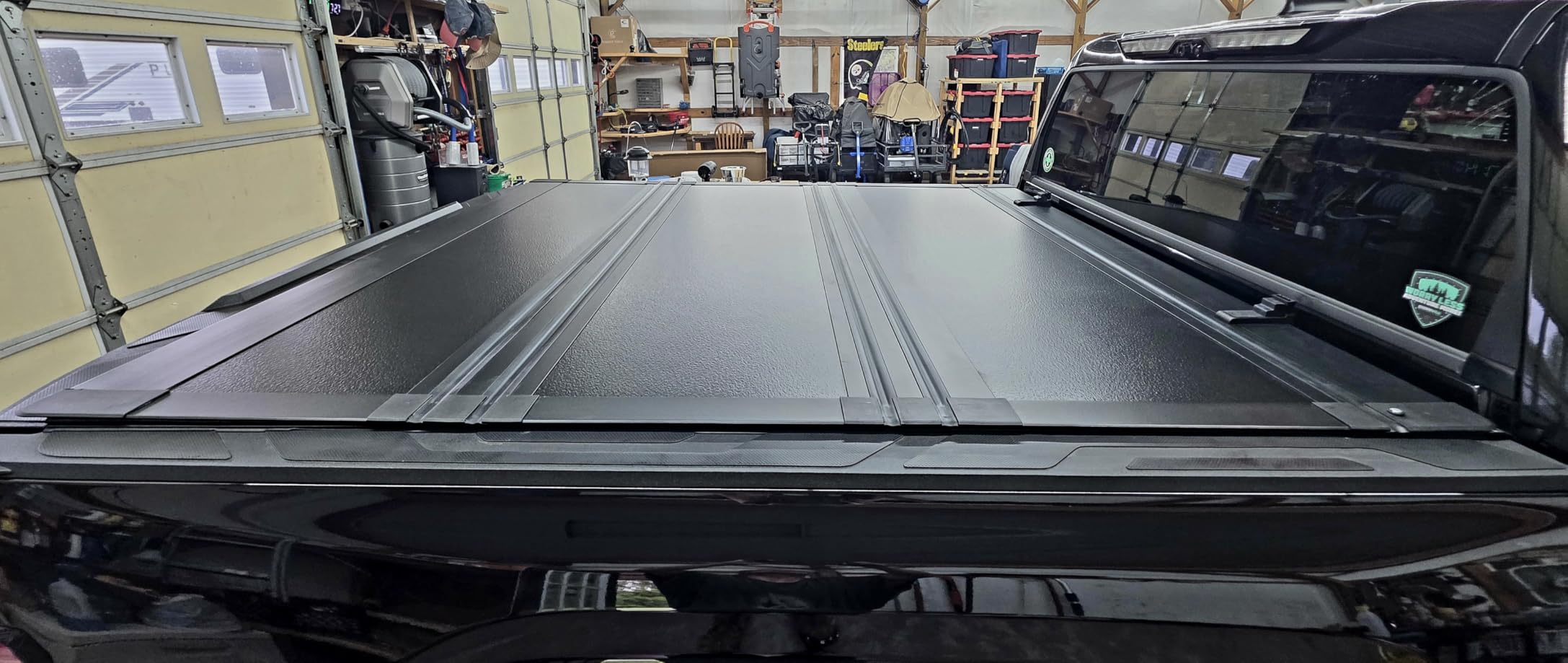 Toptiny Hard Folding Truck Bed Tonneau Cover HTF034 Fits 2022-2026 Toyota Tundra 5‘6