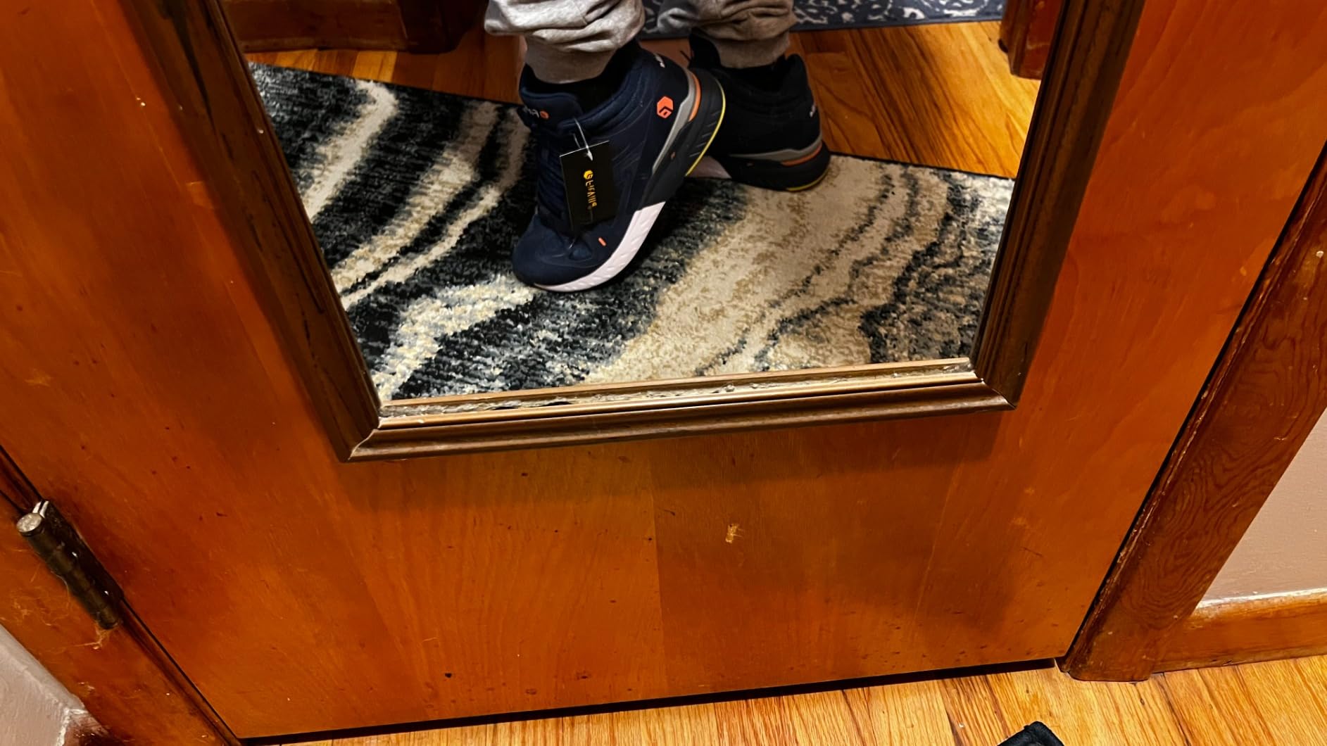 FitVille Wide Basketball Shoes for Men with Flat Feet Extra Wide High-top Sneakers with Ankle Support customer photo 1