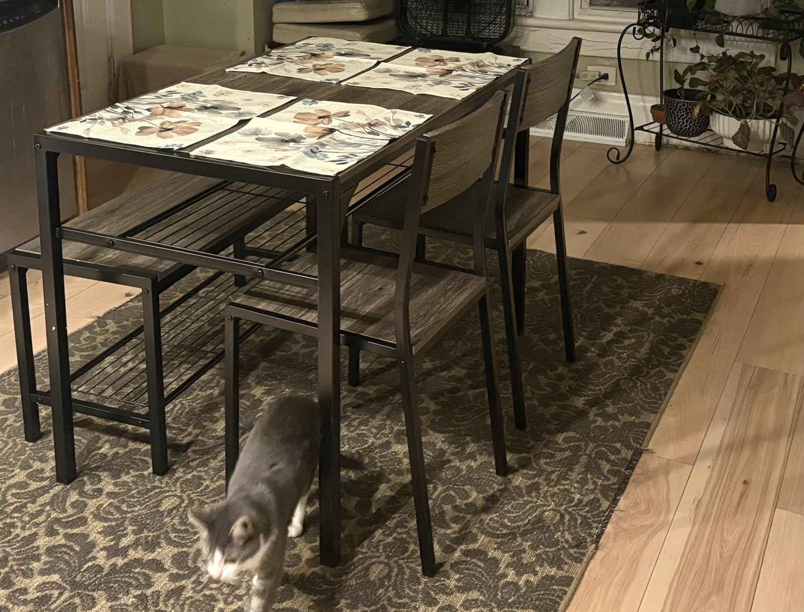 Gizoon 4-Piece Dining Table Set for 4, Kitchen Table customer photo 1