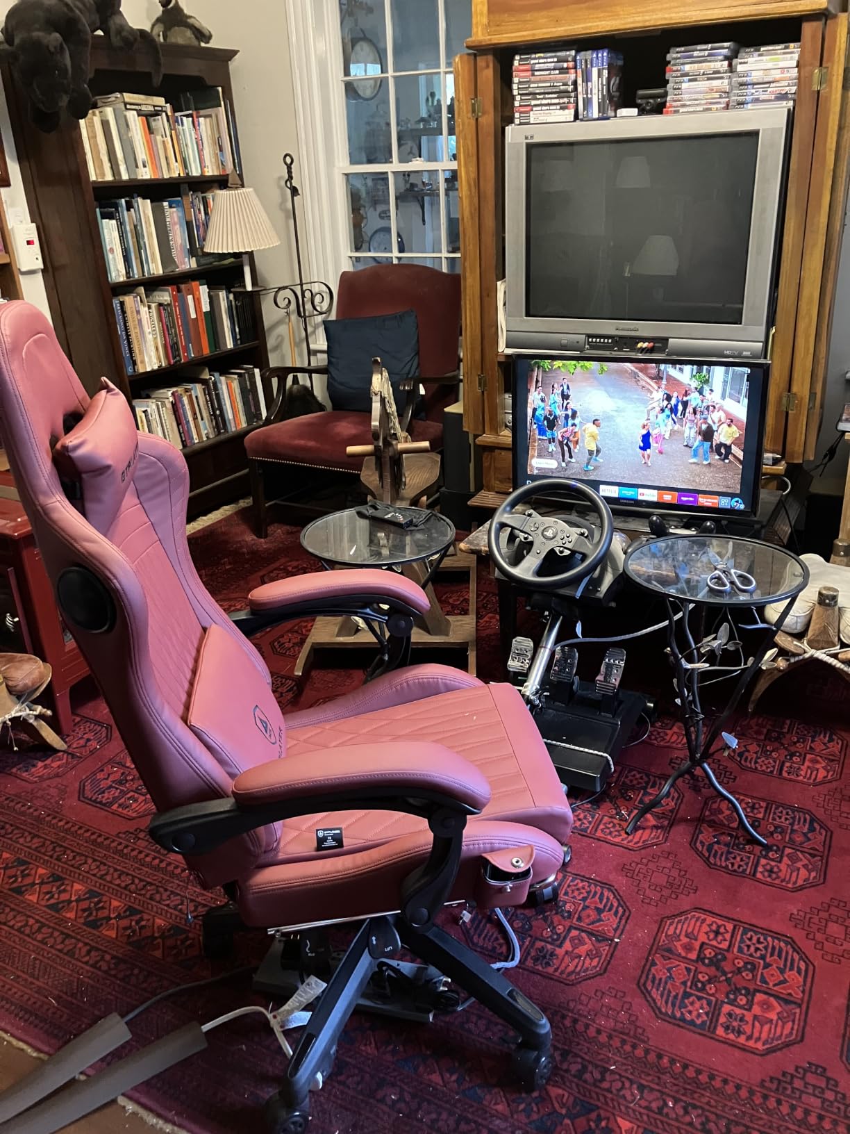 GTPLAYER Gaming Chair, Comfort Computer Office Chair for Adults, Ivory customer photo 1