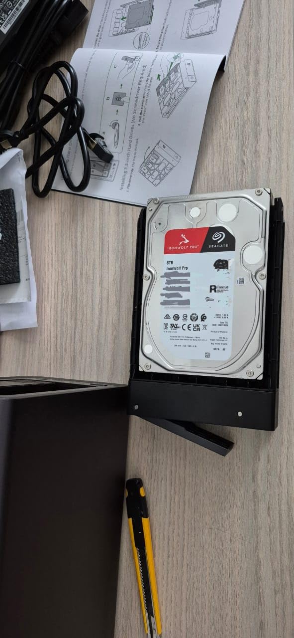 Seagate IronWolf Pro, 8 TB, Enterprise NAS Internal HDD –CMR 3.5 Inch, SATA 6 Gb/s, 7,200 RPM, 256 MB Cache for RAID Network Attached Storage (ST8000NT001) customer photo 1