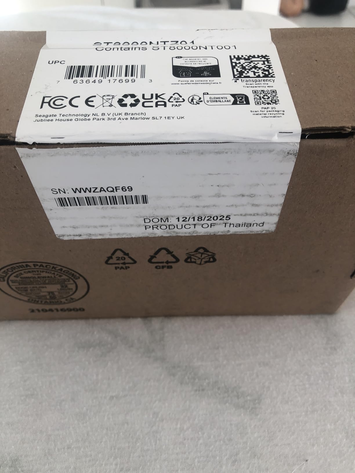 Seagate IronWolf Pro, 8 TB, Enterprise NAS Internal HDD –CMR 3.5 Inch, SATA 6 Gb/s, 7,200 RPM, 256 MB Cache for RAID Network Attached Storage (ST8000NT001) customer photo 2