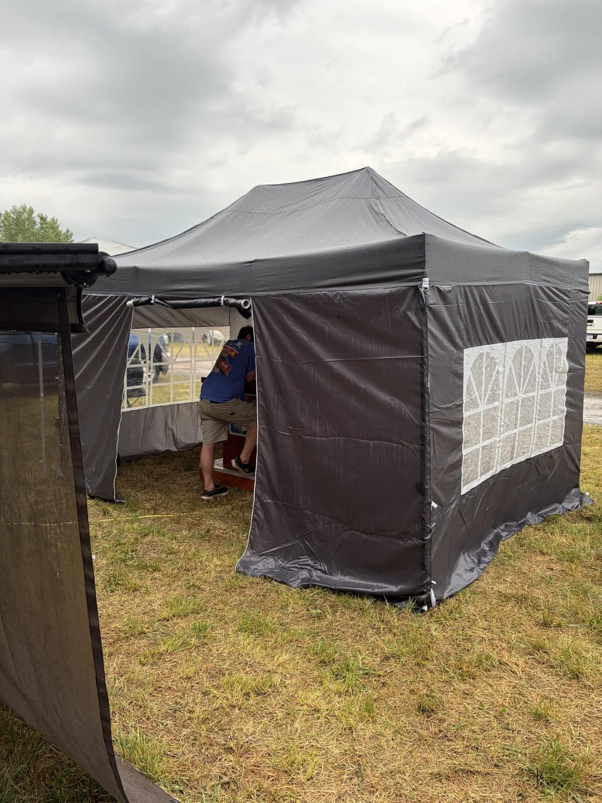 COBIZI 10x10 Heavy Duty Pop up Canopy Tent with Sidewalls Commercial Canopy customer photo 2