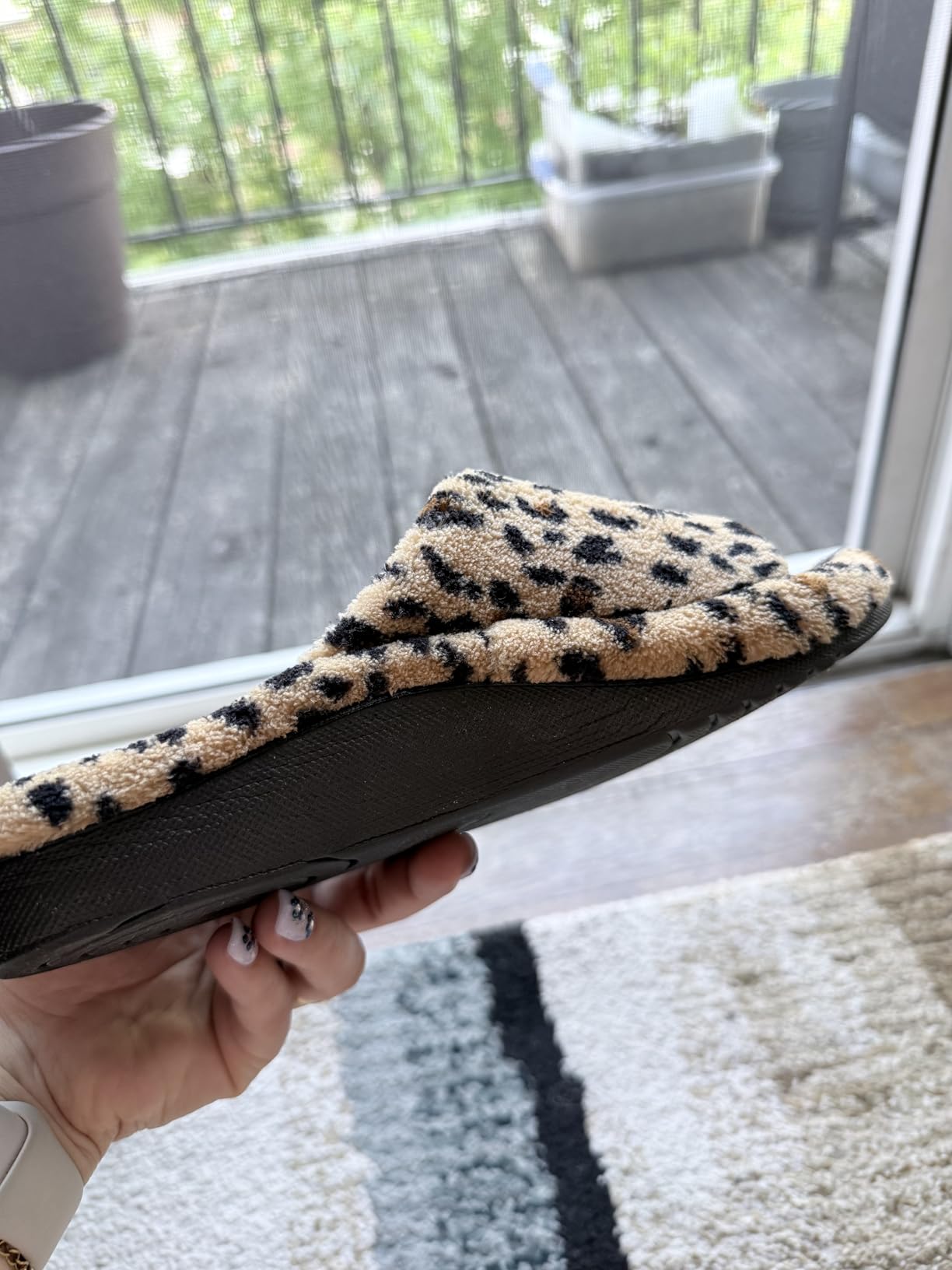 GRITHEIM Women's Orthotic Arch Support Slippers Fuzzy Adjustable Orthopedic Slippers for Plantar Fasciitis Furry Slide for Ladies customer photo 1