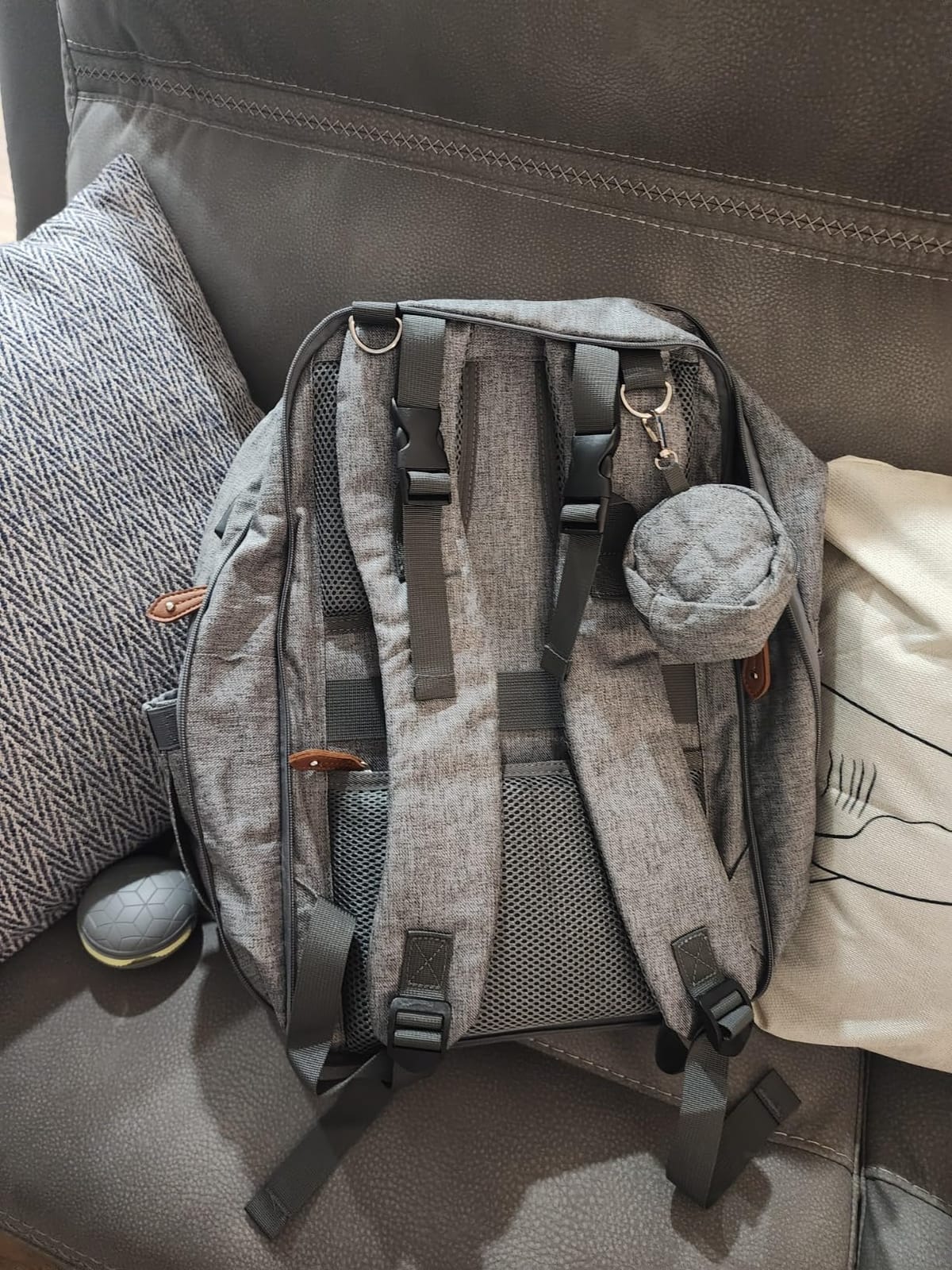 Large Diaper Bag,29L-45L Expandable Diaper Bag Backpack for 2 Kids/Twins Baby Stuff, with Removable Cross Body Bottle Bag for Mom/Dad,Stylish Baby Bag Gift for Boys/Girl-Army Green customer photo 2