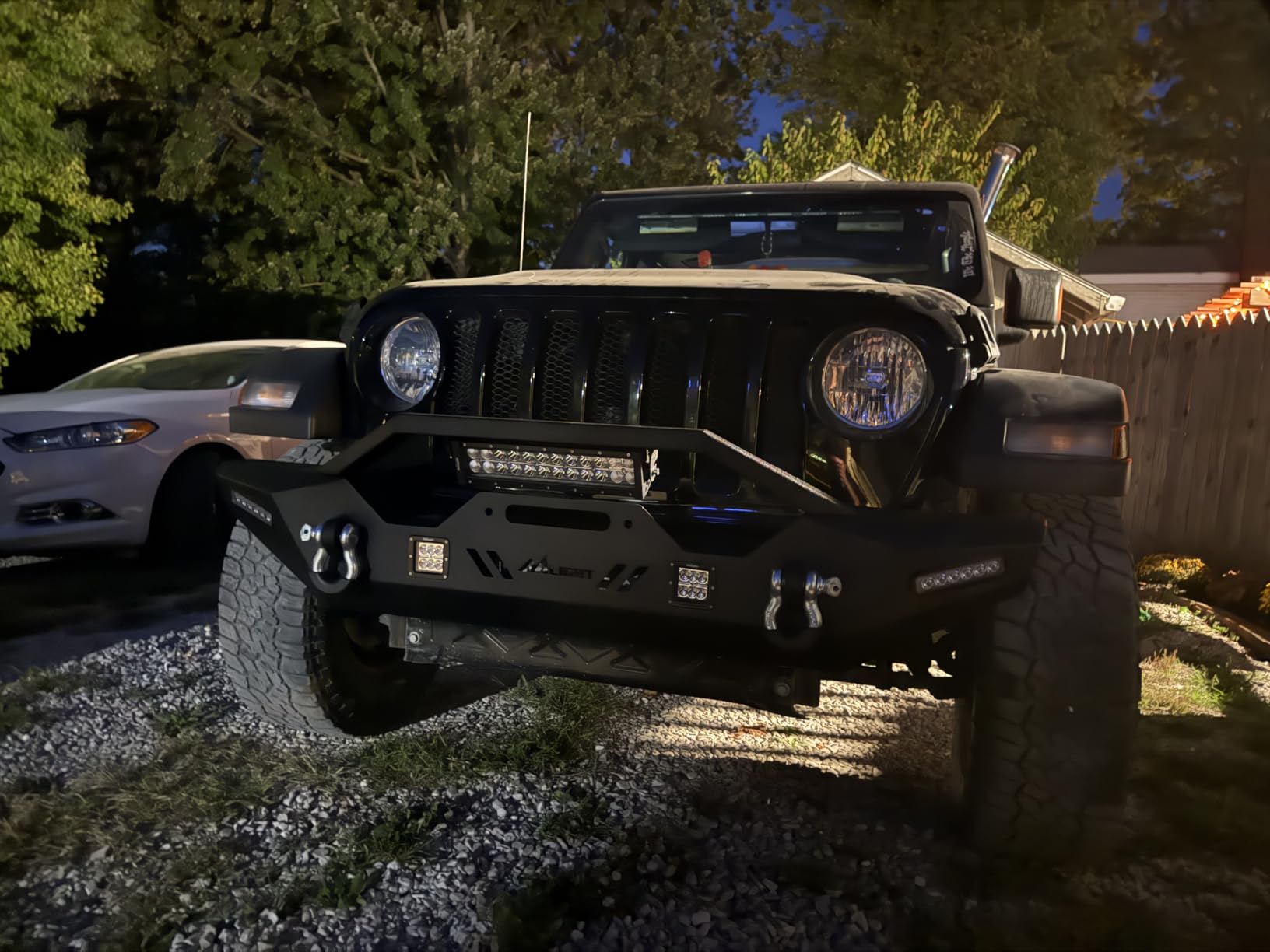 Nilight Front Winch Bumper for Jeep Wrangler JK/JKU JL/JLU, Gladiator JT customer photo 2