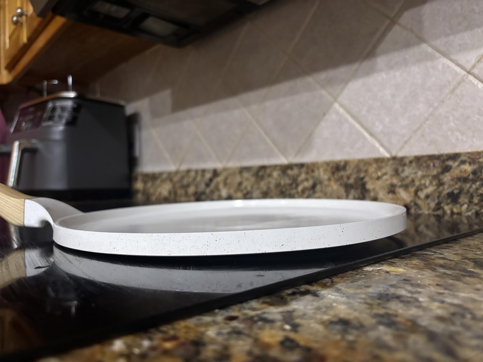 SENSARTE 12 Inch Nonstick Crepe Pan Granite Coating Pancake Pan Gray customer photo 1