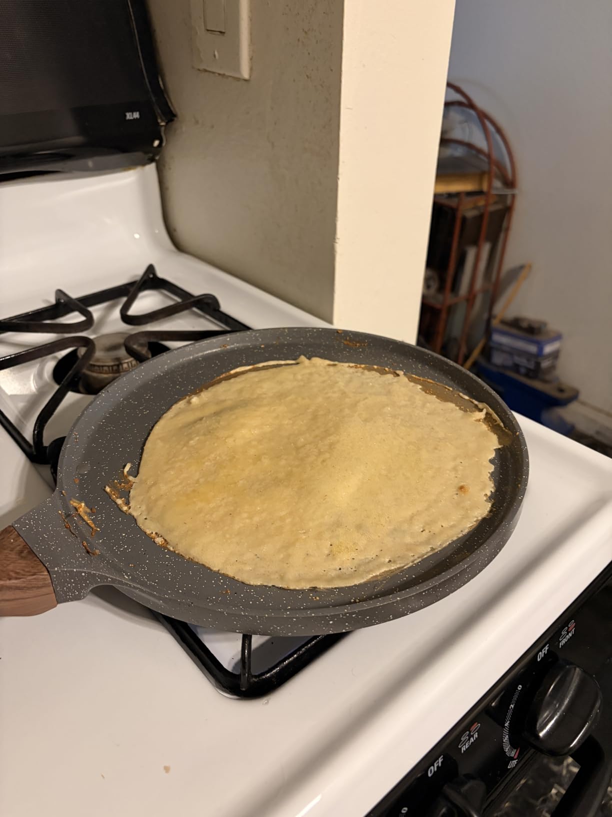 SENSARTE 12 Inch Nonstick Crepe Pan Granite Coating Pancake Pan Gray customer photo 2