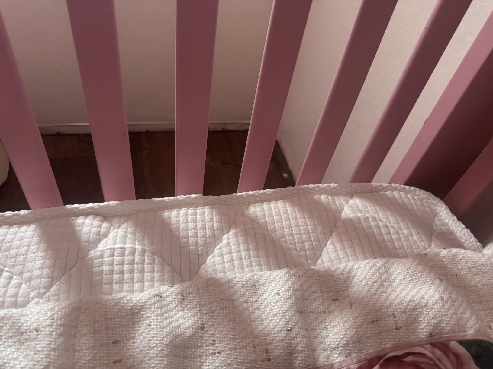 Letmxiu Premium Crib & Toddler Mattress,100% Knitted Fabric, Premium Fleece Surface-Hypoallergenic, 5
