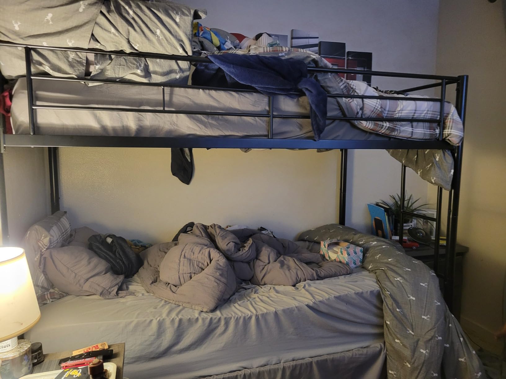 Metal Bunk Bed Twin Over Twin Sturdy Heavy Duty Bunk Beds customer photo 2