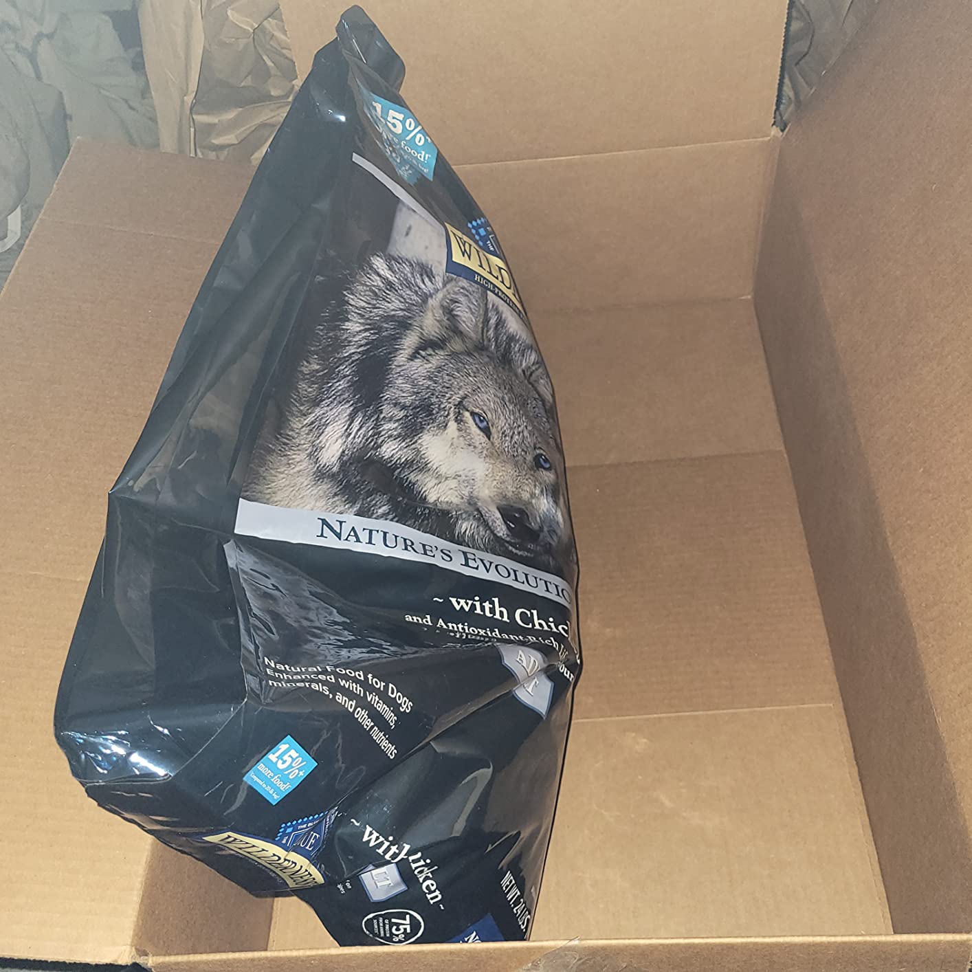 Blue Buffalo Wilderness Chicken & Wholesome Grains Adult Dry Dog Food, 13lb customer photo 1