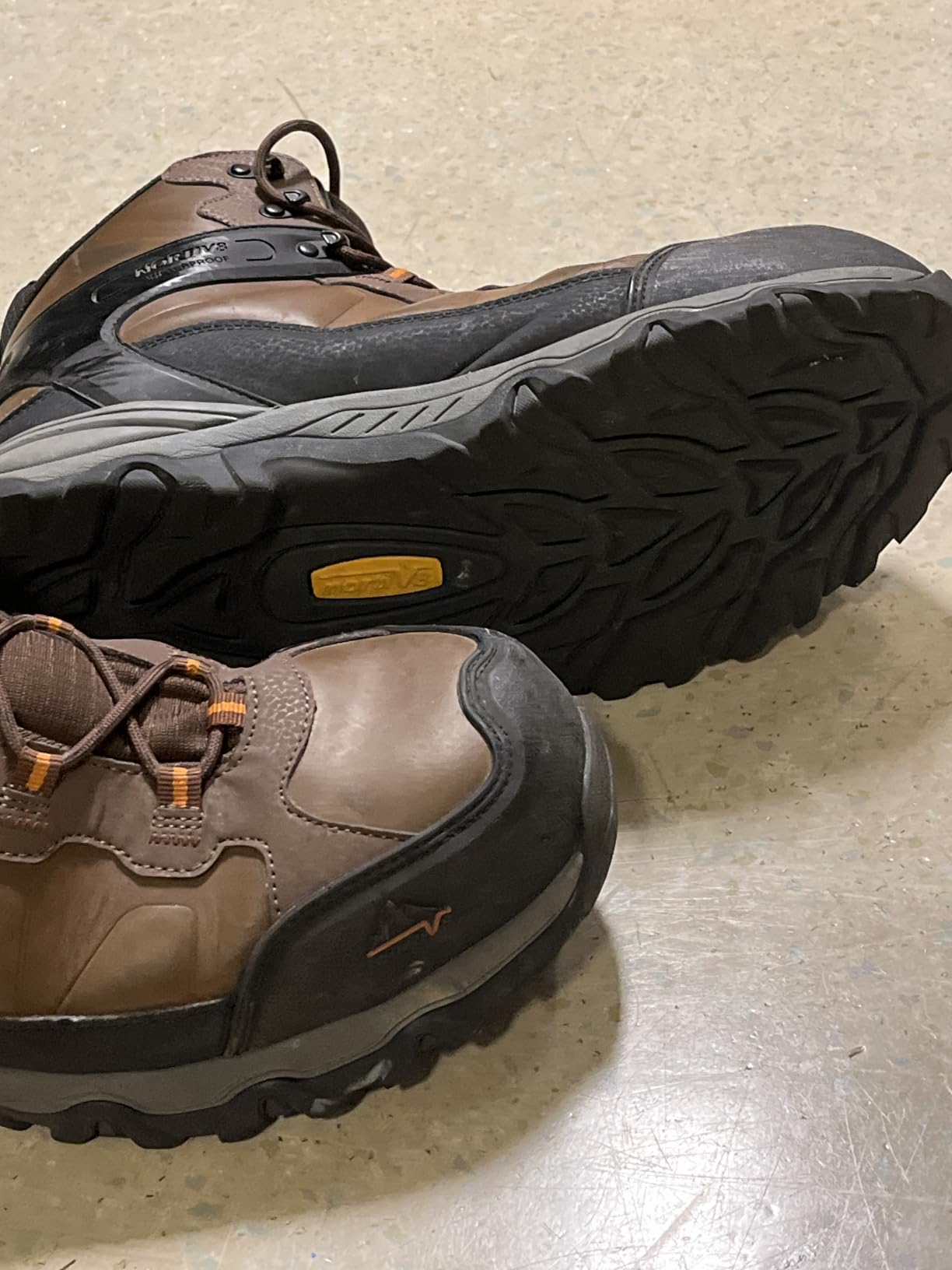 NORTIV 8 Men's Waterproof Steel Toe Work Boots customer photo 2