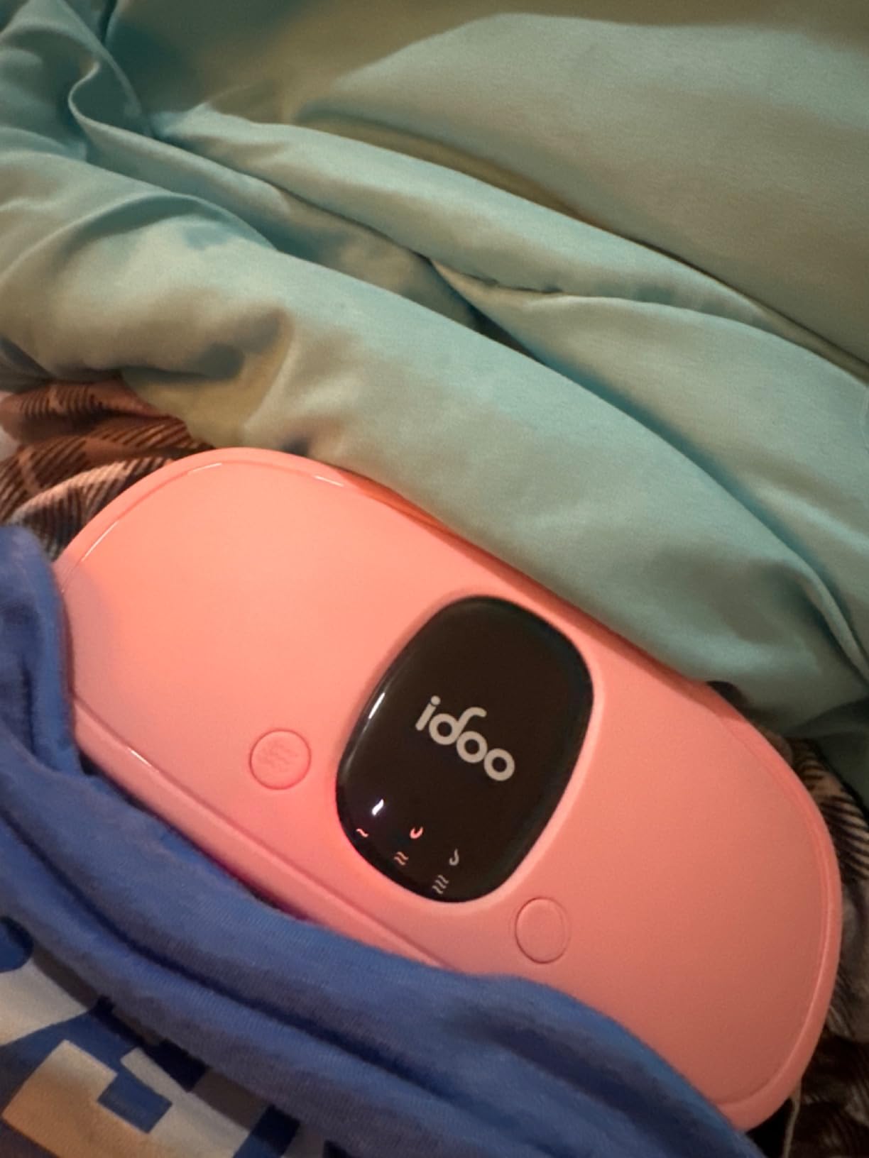 iDOO Cordless Heating Pad for Menstrual Cramps, Lightweight & Portable customer photo 1