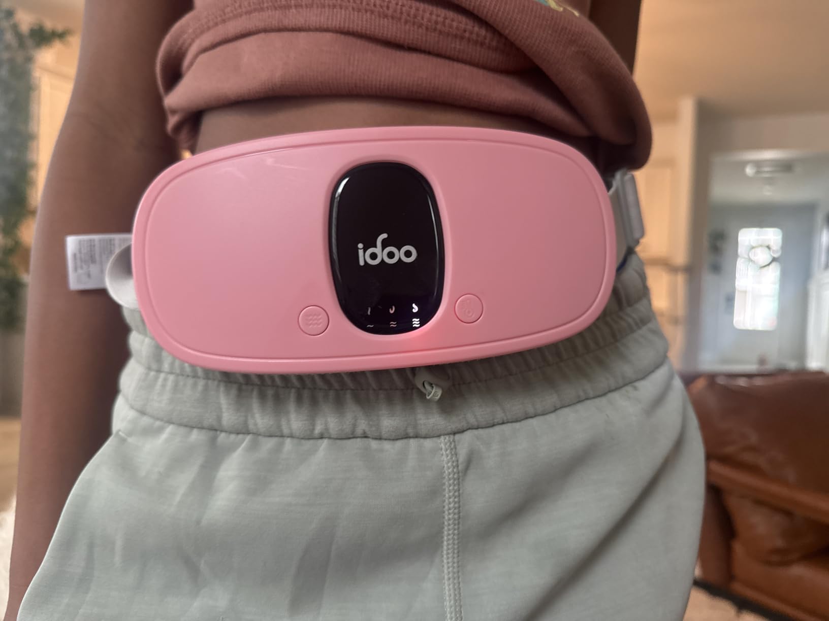 iDOO Cordless Heating Pad for Menstrual Cramps, Lightweight & Portable customer photo 2