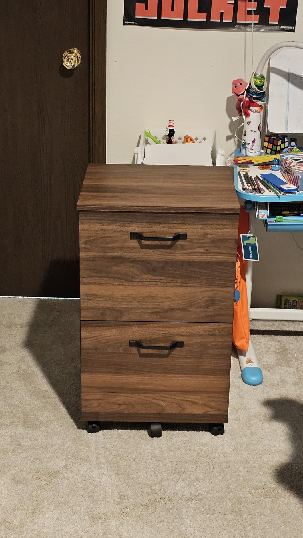 VASAGLE 2-Drawer File Cabinet, Small Rolling Filing Cabinet customer photo 1