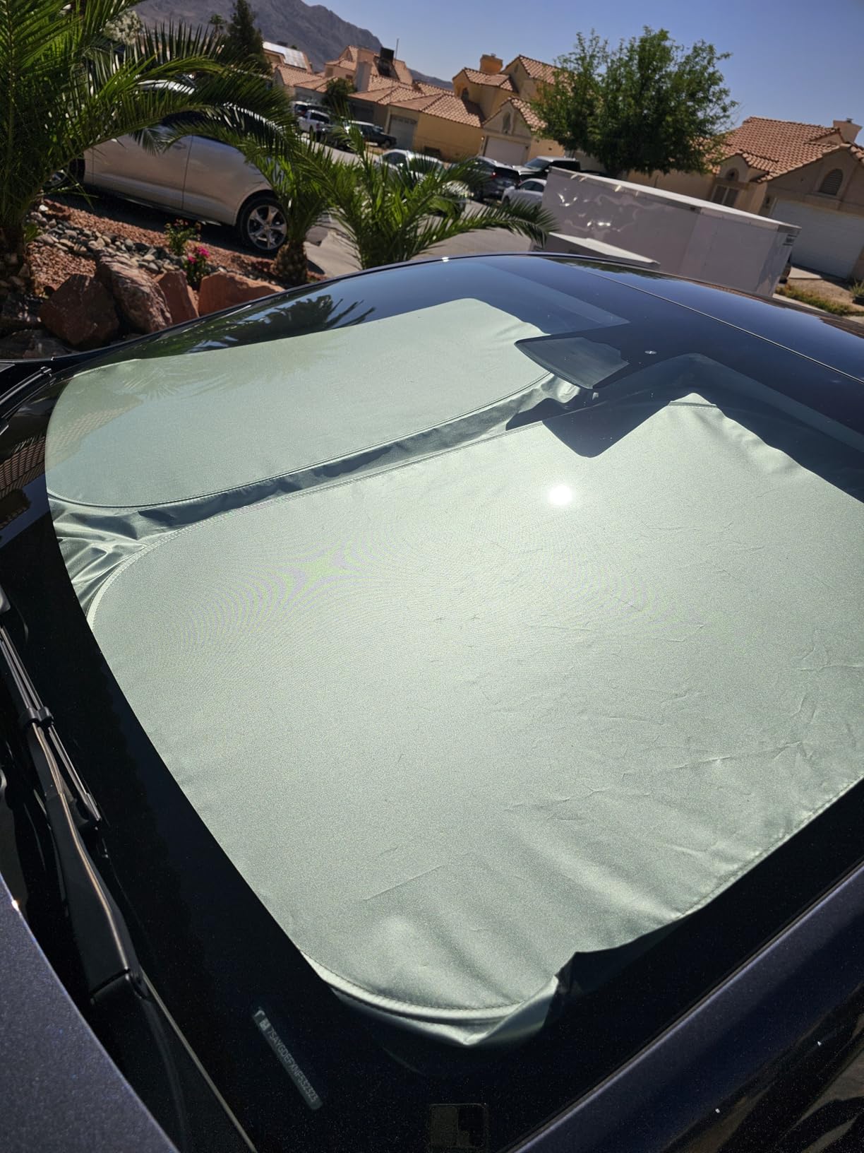 Spigen ZeroGap Windshield Sunshade for All Tesla Model Y & 3 customer photo 2