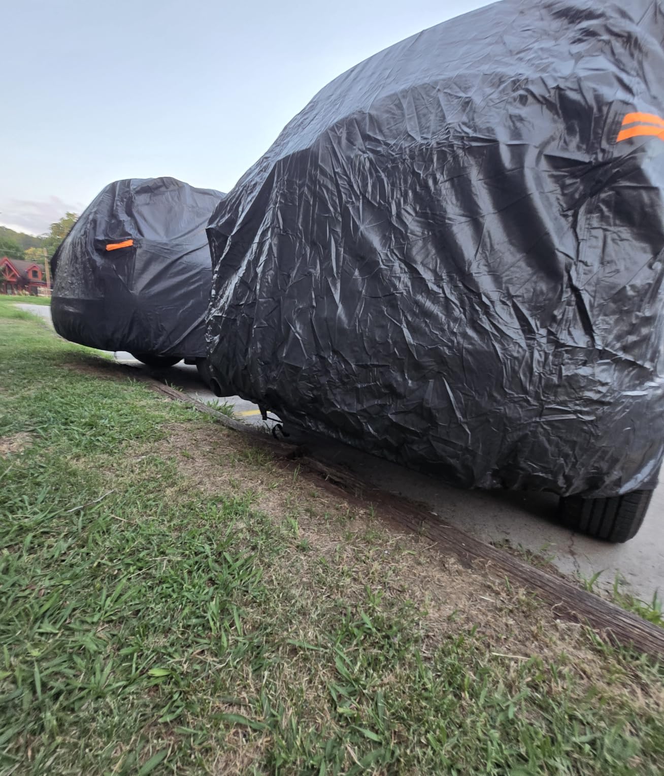 Kayme 7 Layers Car Cover Custom Fit for (2017-2023) Tesla Model 3 Waterproof All Weather for Automobiles,Outdoor Full Cover Rain Sun UV Protection customer photo 1
