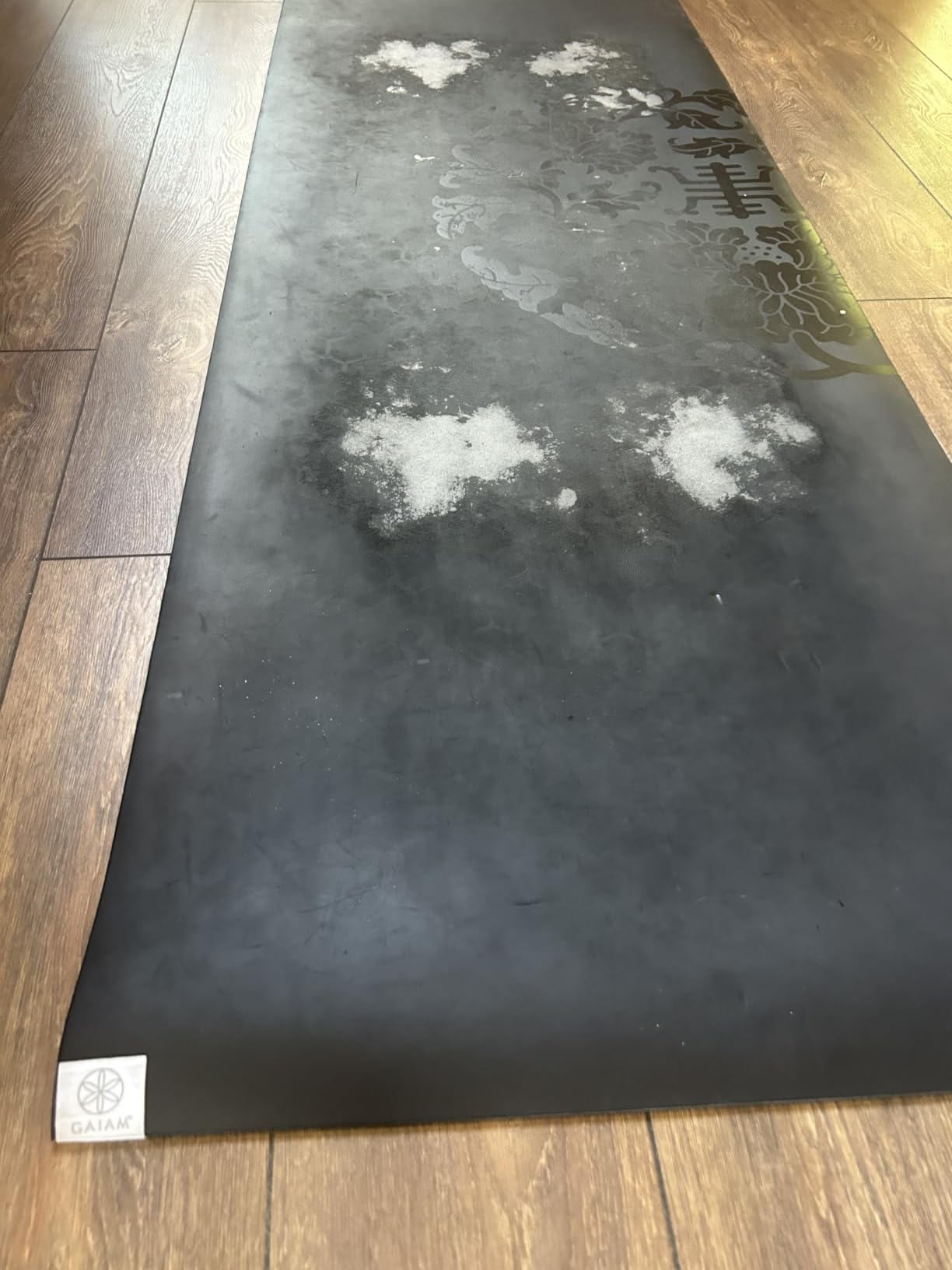 Gaiam Dry-Grip Yoga Mat, Non-Slip, Hot Yoga customer photo 1
