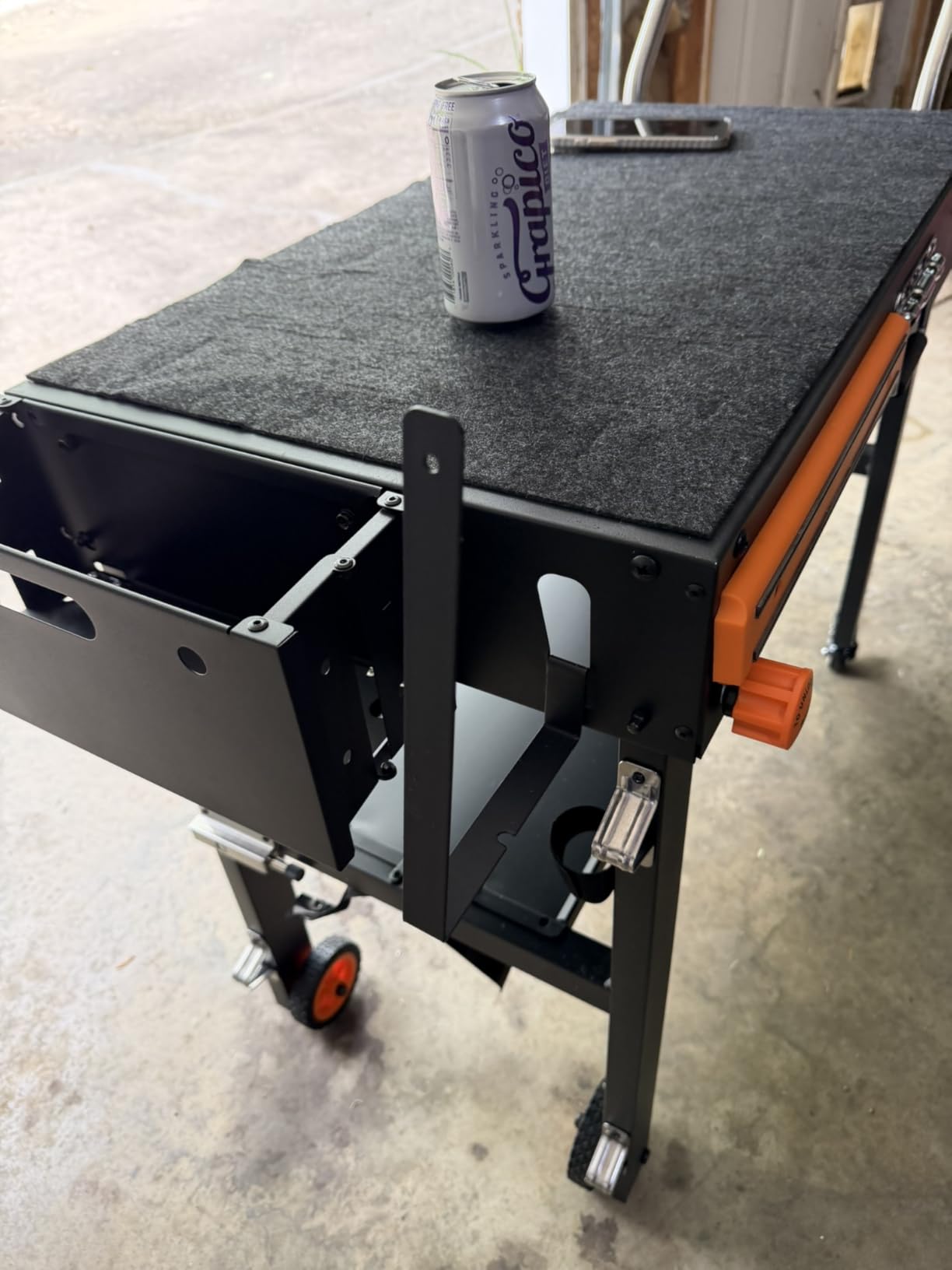 Grill Table for Blackstone Griddle 22 and 17 Inch, Grill Carts Outdoor with Wheels, Heavy-Duty Grill Stand, Foldable Quickly Blackstone Stand Suitable for Travel/Camping and Outdoor Meals customer photo 1