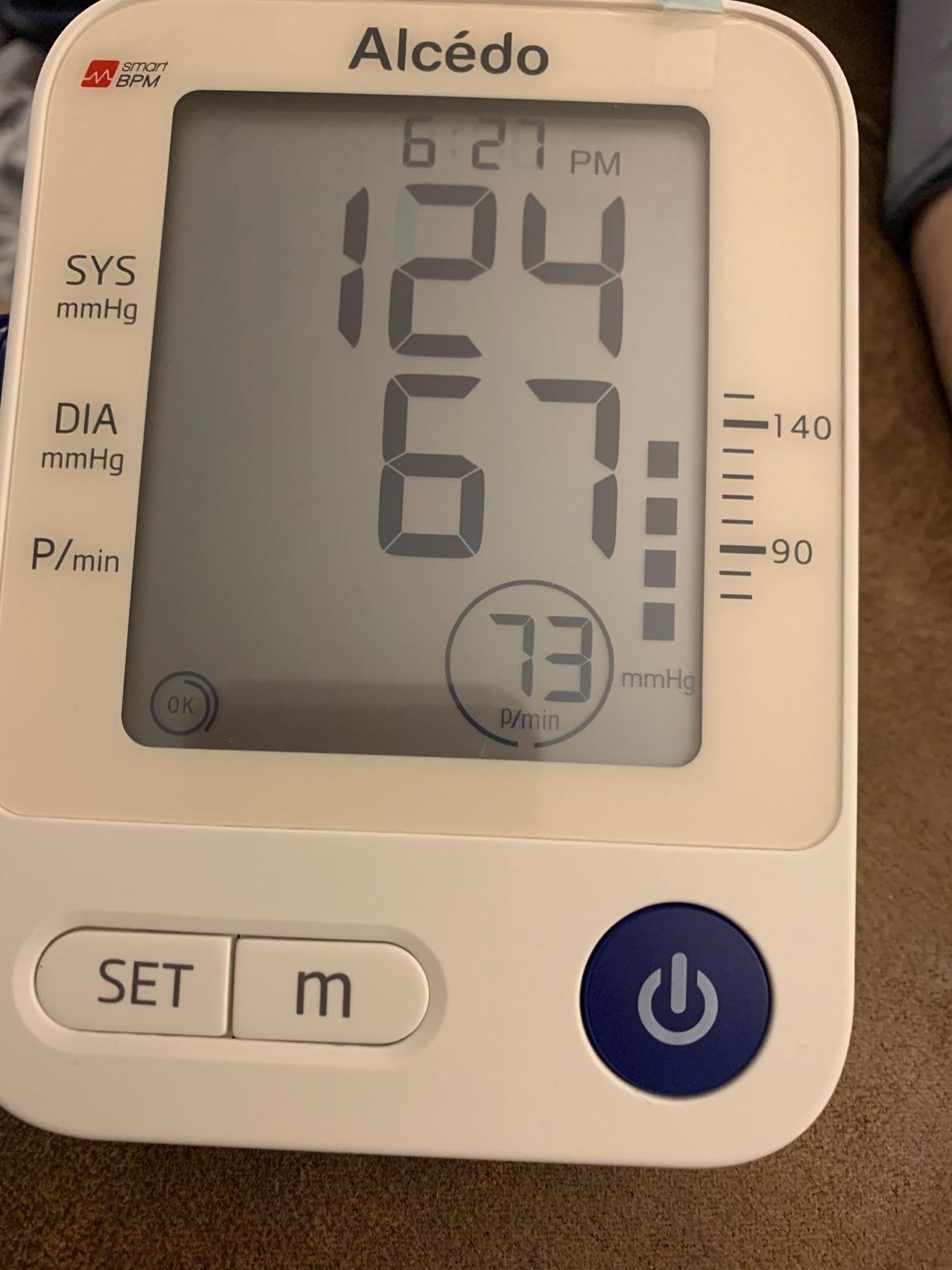 Alcedo Bluetooth Blood Pressure Monitor, Smart Upper Arm BP Machine customer photo 1