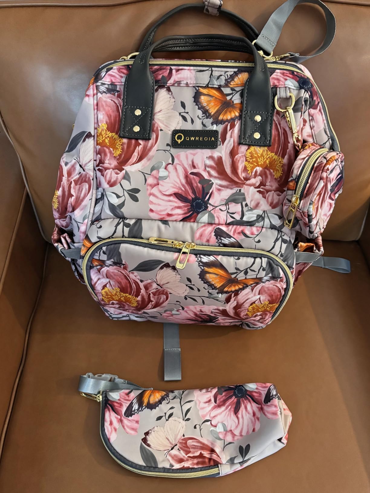 Diaper Bag Backpack for Dad and Mom with USB Charging Port Stroller Straps and Insulated Pocket,army military Travel Nappy Backpack for Daddy/Mommy (DADDY and MOMMY patches) customer photo 1