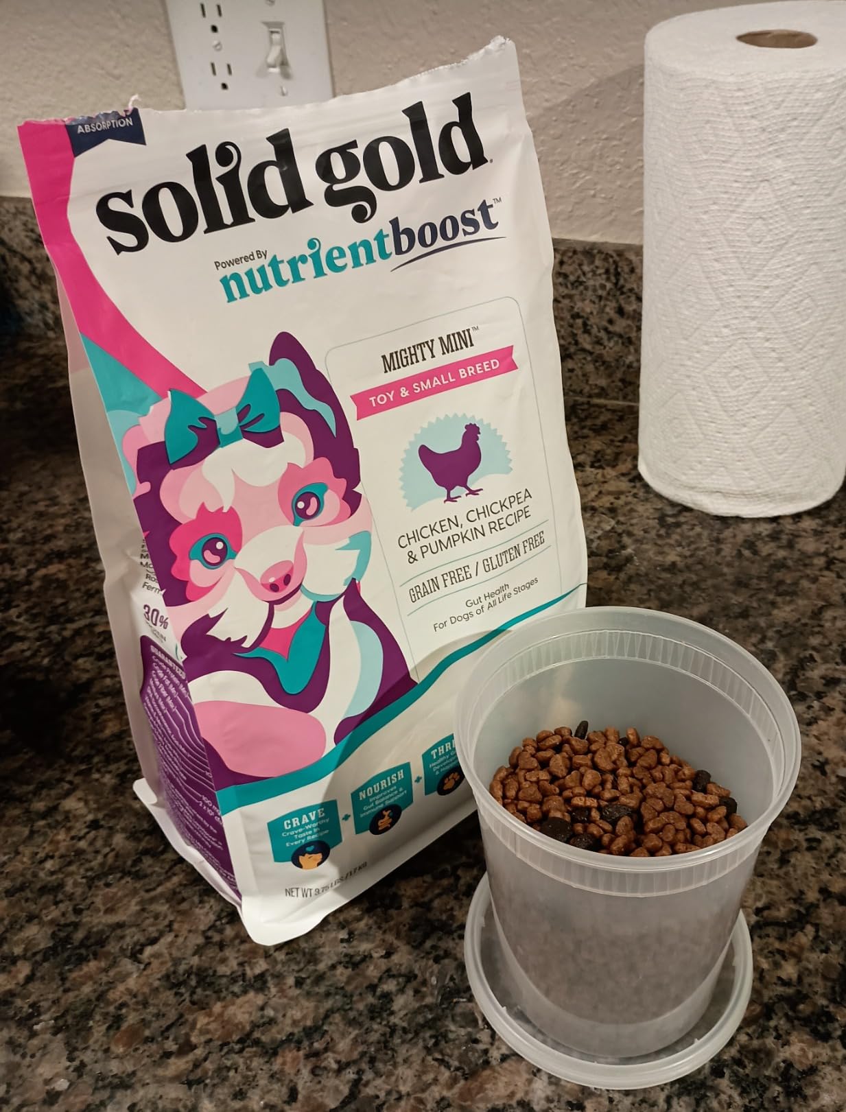 Solid Gold Salmon Dry Dog Food for Sensitive Stomach, Grain Free, 3.75LB customer photo 1