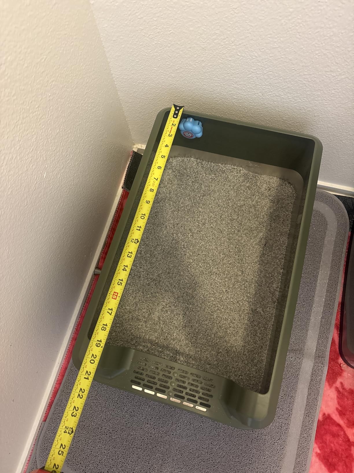 Stainless Steel Cat Litter Box, XL High Sided Open Top Litter Pan, 1 Scoop customer photo 2