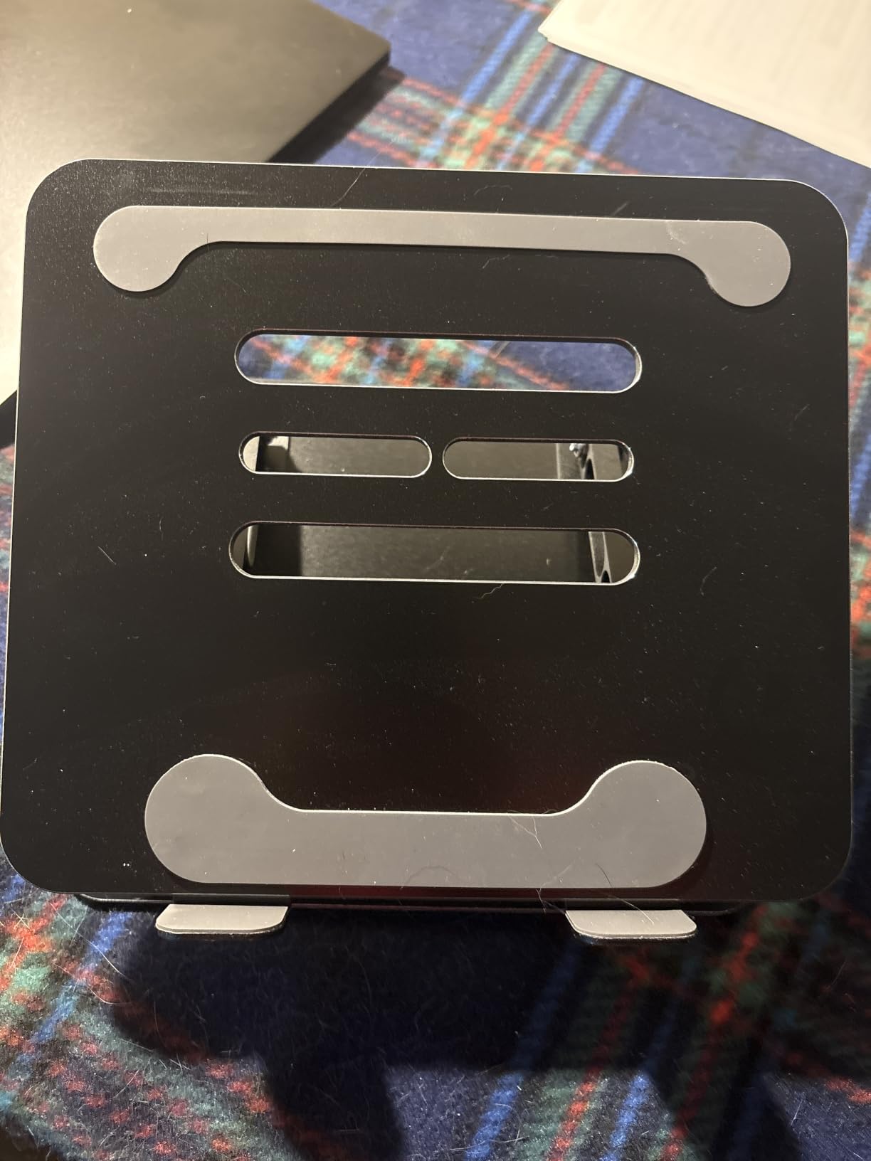 Adjustable Laptop Stand for Desk, Metal Laptop Riser Holder customer photo 2