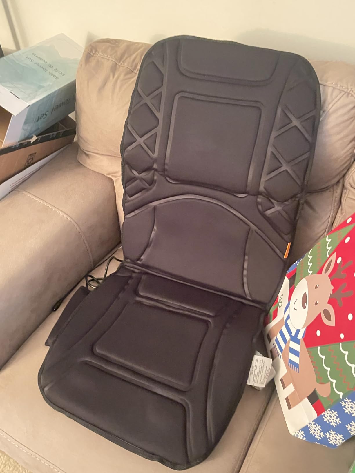 CARSHION Back Massager with Heat,Heated Seat Cover Cushion customer photo 1