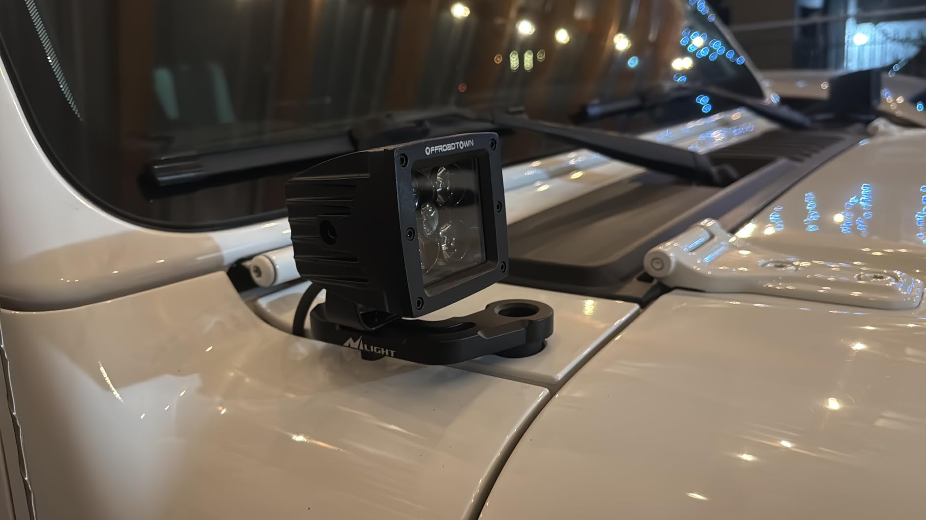 Nilight Hood Light Brackets for Wrangler JL/JLU 18-25, Gladiator JT 20-25 customer photo 1