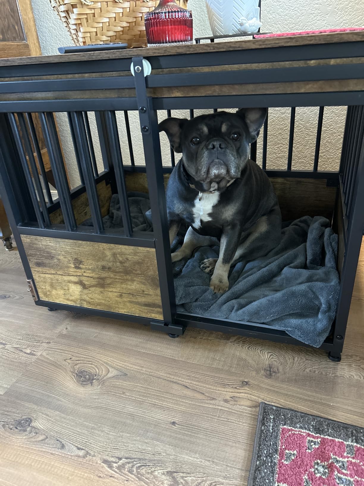 KOOPRO 32 Inch Dog Crate Furniture with Cushion for Large Medium Dogs customer photo 2