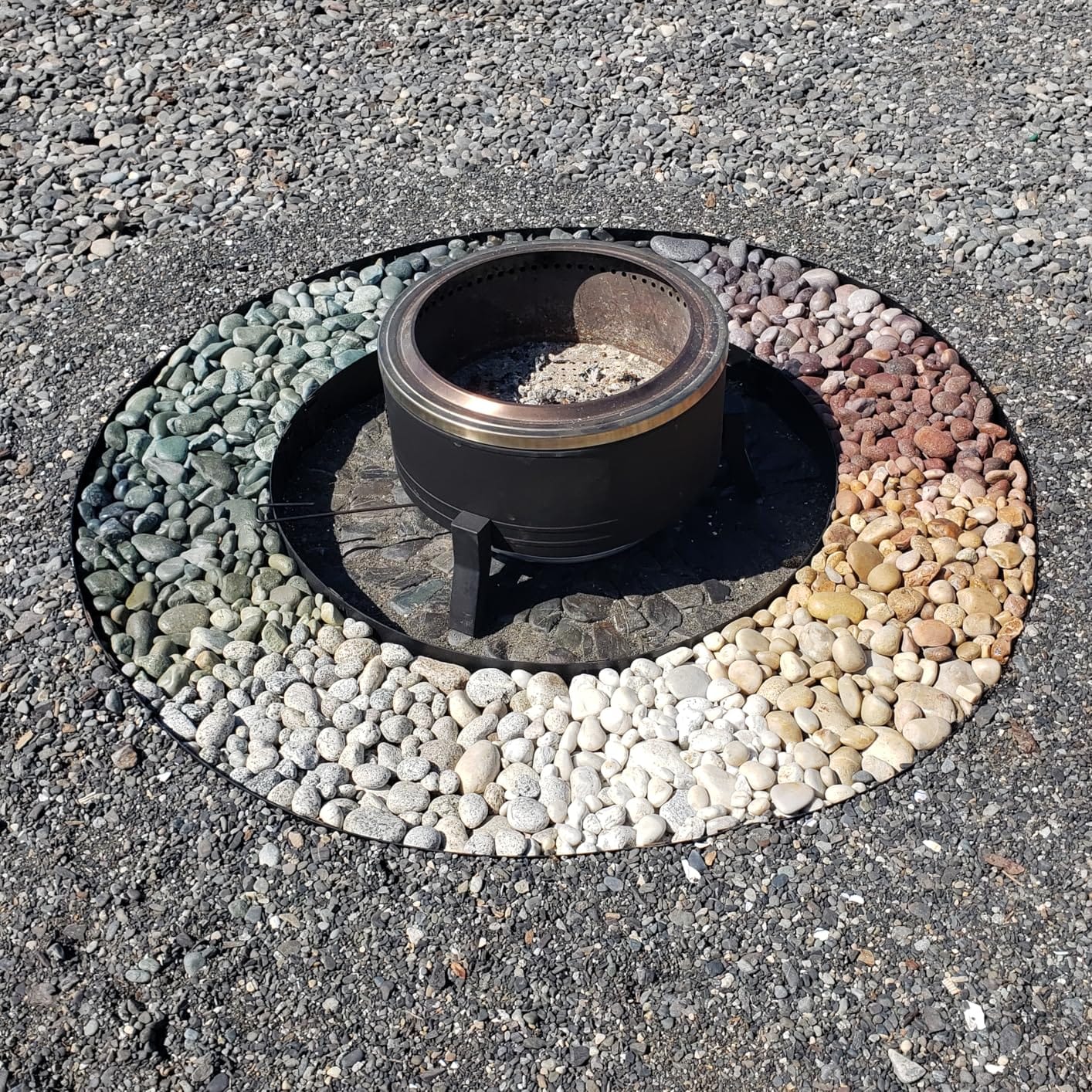 Outdoor Fire Pit for Smokeless Firepit Wood Burning with Grill customer photo 2
