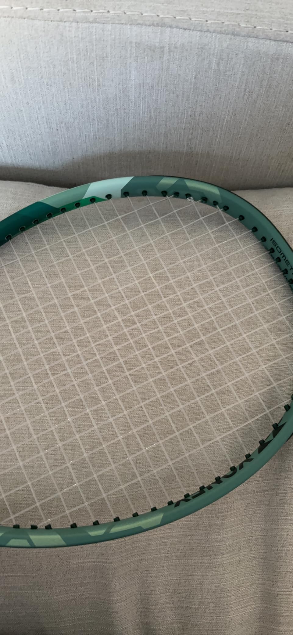 YONEX Percept 100 Tennis Racquet for Adults - Intermediate/Advanced Level, High Control 16 x 19 Strings, Olive Green, 4 1/8 (G1) Grip Size customer photo 1