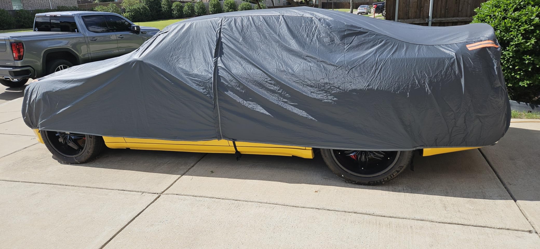 GUNHYI Premium Car Cover Custom Fit Tesla Model 3 (2017-2026), 16 Layers Heavy Duty Car Cover Waterproof All Weather with Zipper Door for Sun Rain Snow Dust Uv Protection customer photo 2