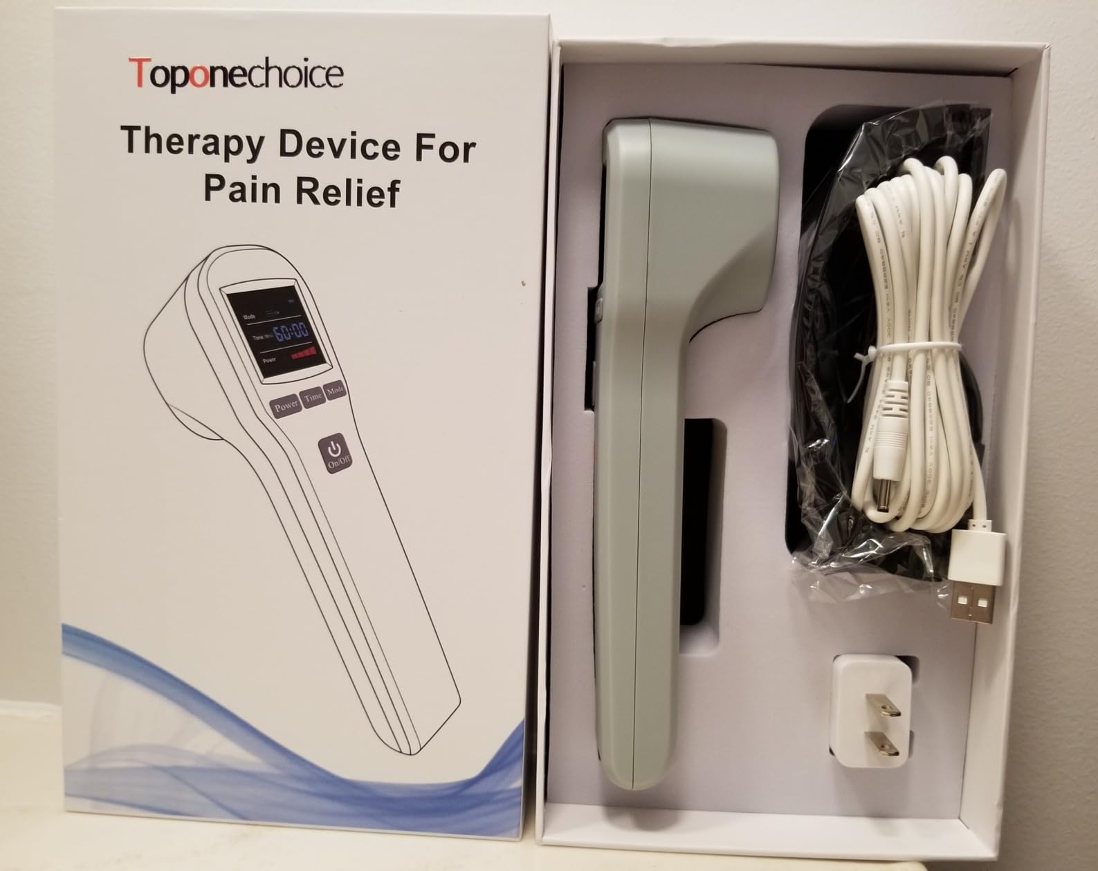 Red Light Therapy Device, 4x808nm+16x650nm, Near Infrared Red Light Therapy for Body Pain Relief, Knee Feet Back Leg Muscle Relax, Red Light Therapy Machine for Human and Pets Dogs Horse customer photo 2