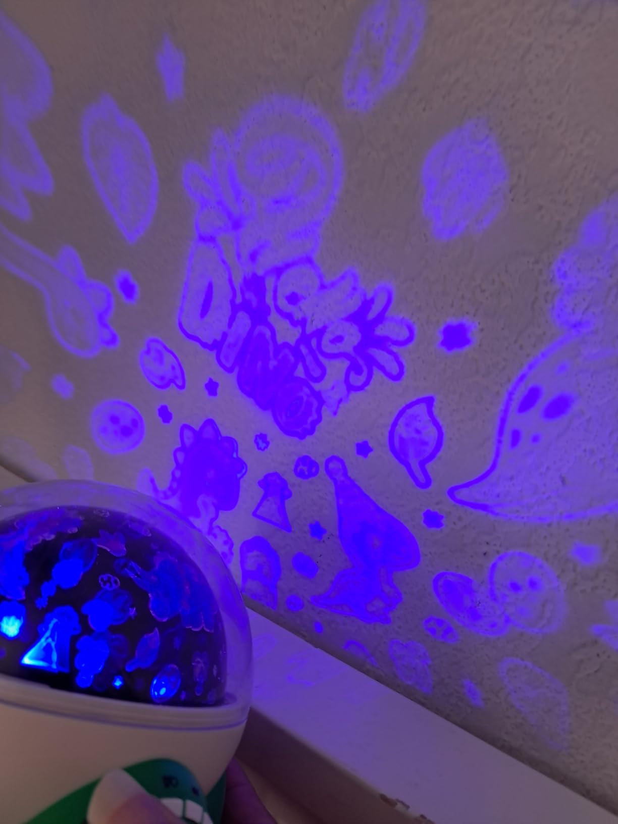 Christmas Projector Night Light Indoor, Snowflake NightLight for Room Decor customer photo 1