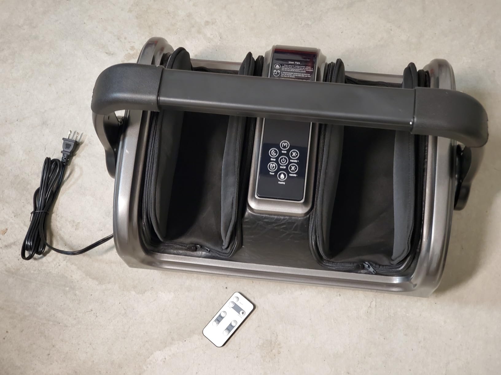 CARESKYpro HSA Eligible FSA Shiatsu Foot Massager with Heat for Neuropathy and Pain Relief, 3 Heat Therapy, 5 Intensity Deep Kneading, Rolling for Calf-Feet-Arm Relaxation, Plantar Fasciitis customer photo 1