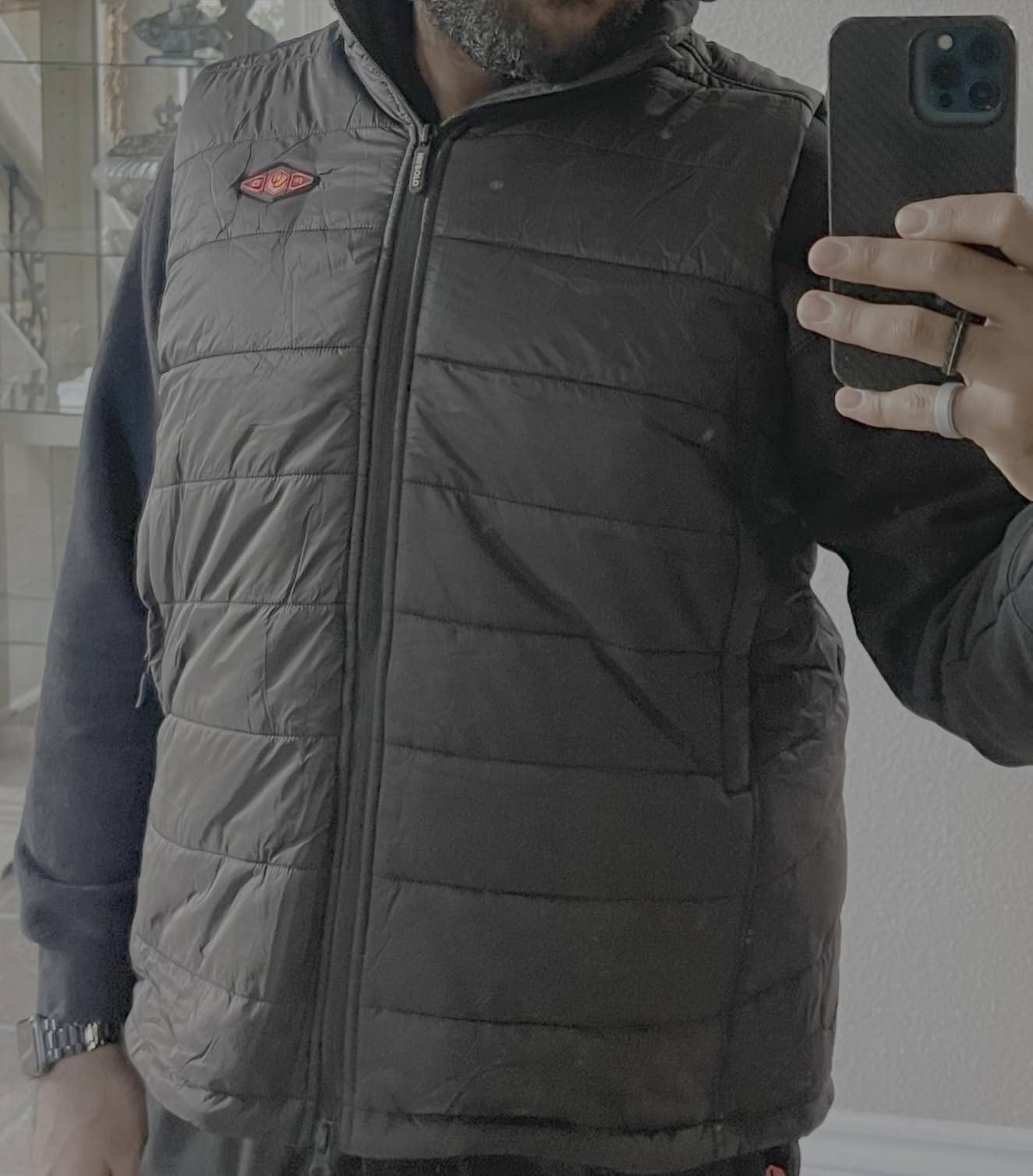 WASOTO Heated Vest for Men with 16000mAh Battery Pack Charger Lightweight for Cycling Glof Hunting customer photo 1