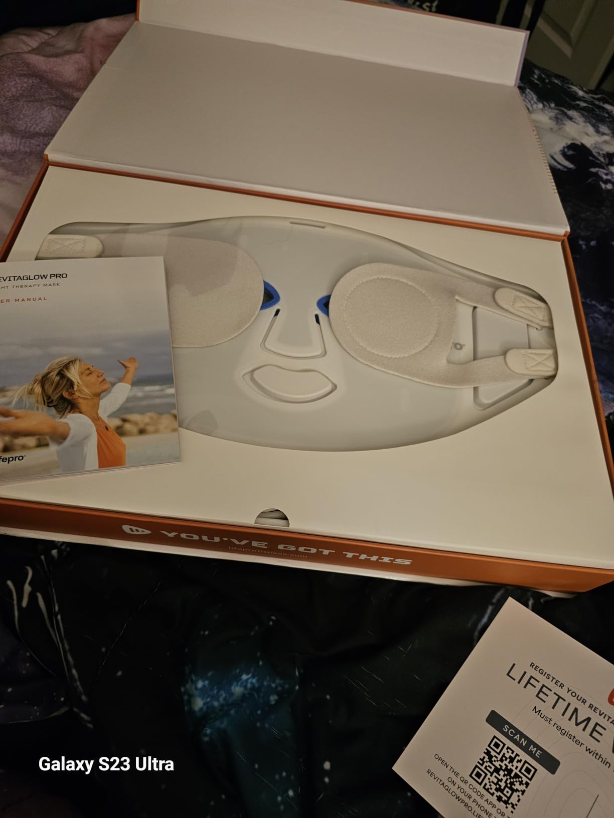 LifePro Revitaglow Red Light Therapy Mask - Triple Chip LED Face Mask customer photo 2