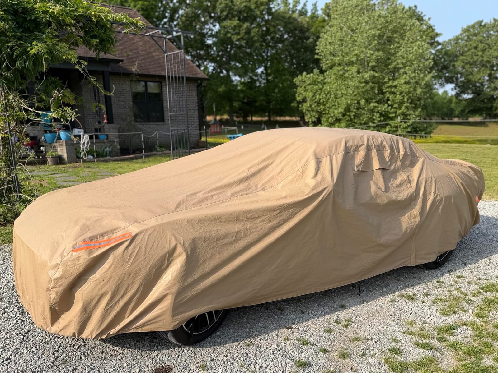 Heavy Duty Outdoor Car Cover Custom Fit for 2017-2026 Tesla Model 3 customer photo 2