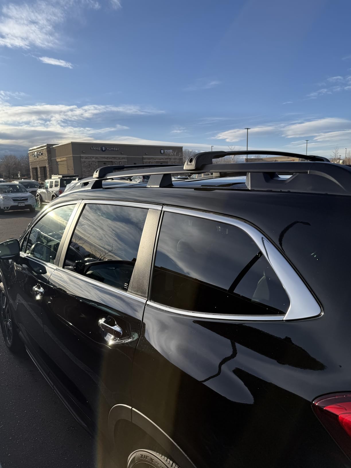 Low Noise Roof Rack Cross Bar Fit for Subaru Outback Wilderness 2022-2025 customer photo 1